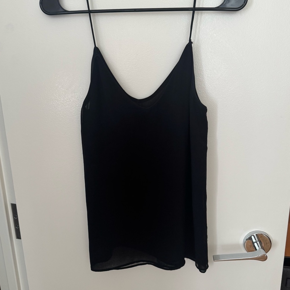 Tulle Black Camisole Top